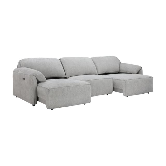 Fabric sofa bed 3 seater Model - grey