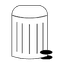 Pedal trash bins