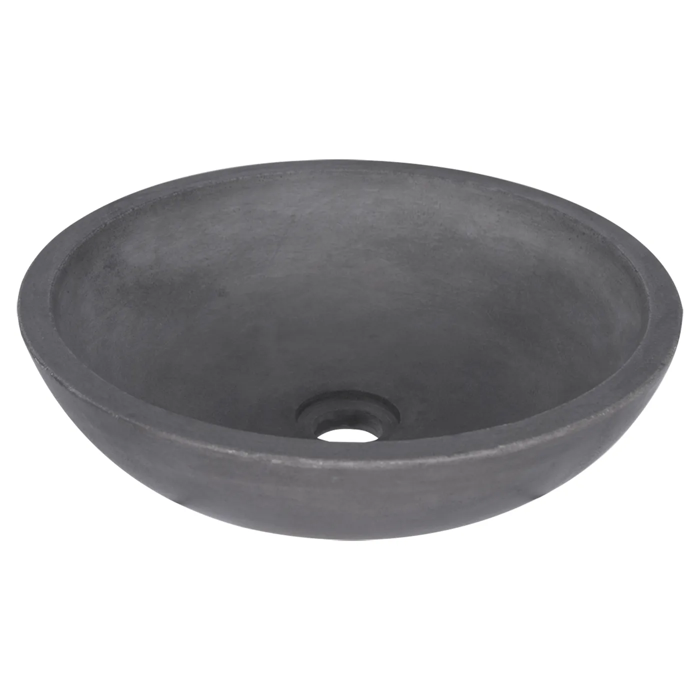 Differnz Washbasin Bathroom Ravano - Concrete - Round - Grey - 45,5cm
