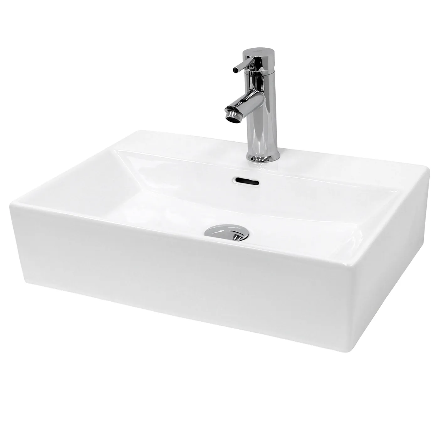 ECD Germany Washbasin Washbasin 515x360x130 mm Ceramic