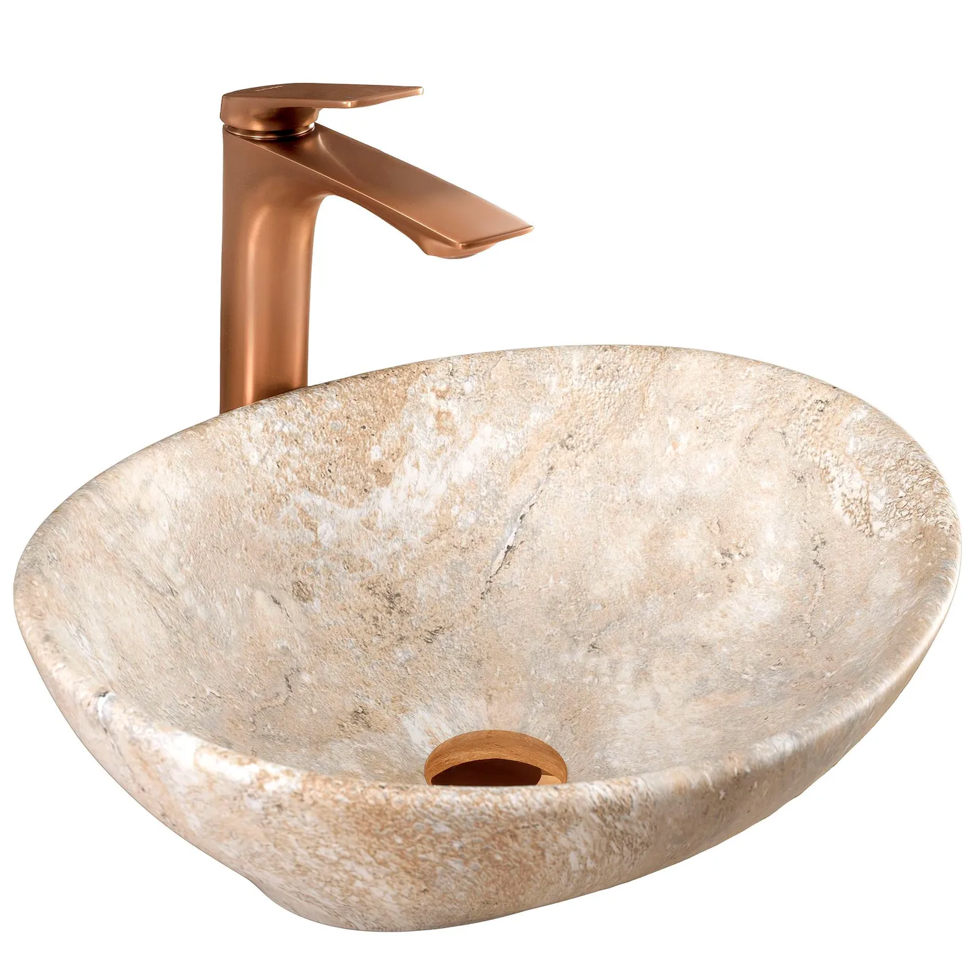 Rea Countertop Washbasin Sofia Savanna Beige 41x34,5x11cm